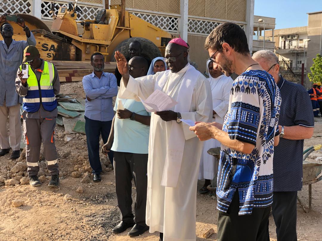 BLESSING THE FOUNDATIONS OF NEW PREMISES IN PORT SUDAN